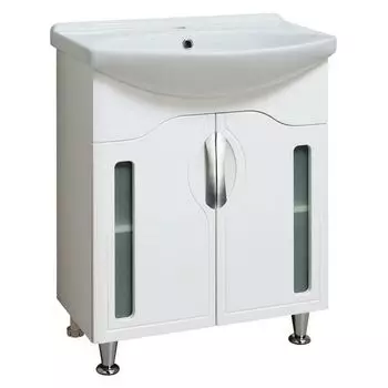 Тумба Runo ТОЛЕДО 65 (д/раковины ЛАГУНА 65, Дрея), белая (Вн Т45 RUNO)