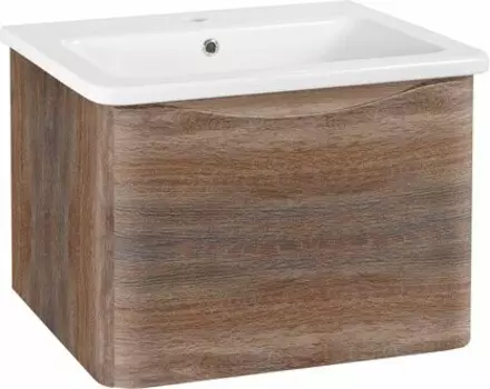 Тумба Runo Тоскана 60 темное дерево (под умывальник Никсон 60) (00-00001414)