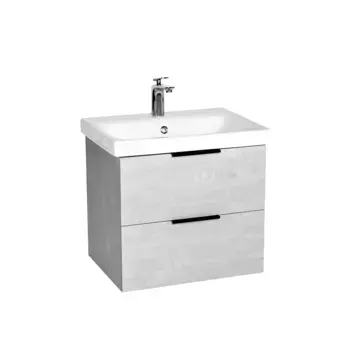 Тумба Viant БЕРЛИН 60 подвесная, 2 ящ., цемент (VBER60MDC-T2YP)