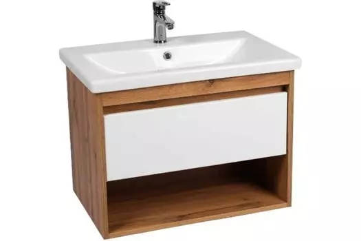 Тумба Viant Бостон 1 ящик подвесная (под раковину COMO 60) (VBOS60CO-T1YP)