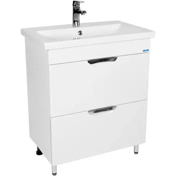 Тумба Viant ЛИМА 70 2ящ., белая (под раковину COMO 70) (VLIM70CO-T2Y)