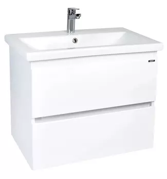 Тумба Viant Мальта 2 ящика подвесная белая (под раковину COMO 70) (VMAL70COBEL-T2YP)