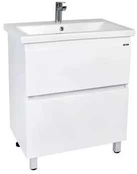 Тумба Viant МАЛЬТА 80 2ящ., белая (под раковину COMO 80) (VMAL80COBEL-T2Y)