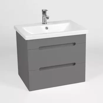 Тумба Viant МАРСЕЛЬ 60 2ящ., графит (под раковину COMO 60) (VMAR60COG-T2YP)