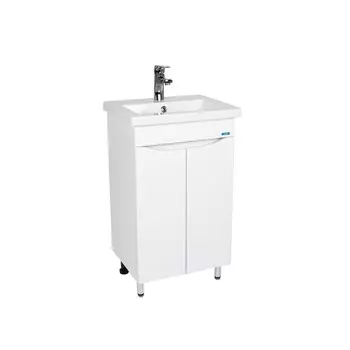 Тумба Viant Рим 50 белая 2дв (под раковину COMO 50) (VRIM50CO-T2ST)