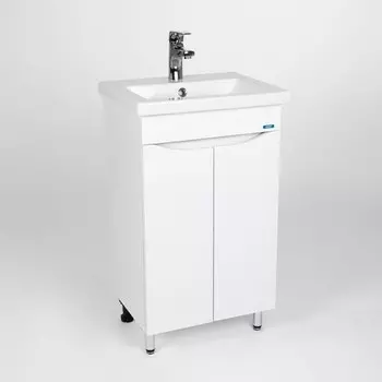 Тумба Viant Рим 50 белая 2дв (под раковину Балтика 50) (VRIM50BA-T2ST)