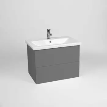Тумба Viant СОФИЯ 80 2ящ., графит (под раковину COMO 80) (VSOF80COG-T2YP)