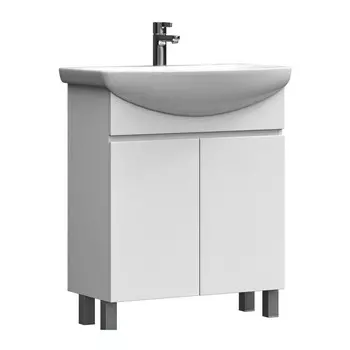 Тумба VIGO Wing 60 напольная, 2 дв., белая (под раковину Балтика 60) (tn.WIN.BAL.60.2D белый)