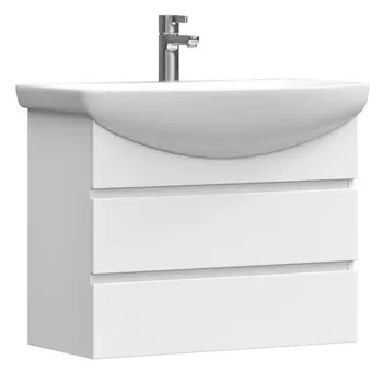 Тумба VIGO Wing 60 подвесная, 2 ящ., белая (под раковину Балтика 60) (tp.WIN.BAL.60.2Y белый)