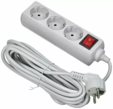 Сетевой фильтр Buro 300SL-5-G 5м серый