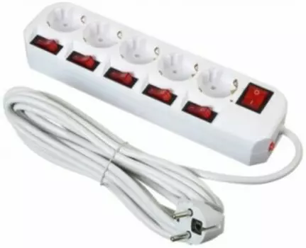 Сетевой фильтр Buro 500SH-3-SW-W 3м белый