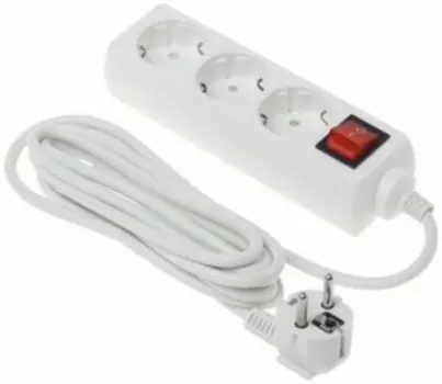 Удлинитель Buro BU-PS3.3/W 3м белый