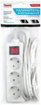 Удлинитель Buro BU-PS5.3/W 3м белый