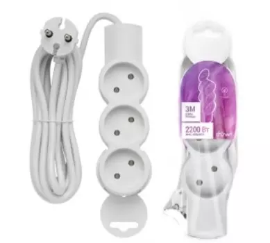 Удлинитель DUWI 32002 1 (3гн.3м)