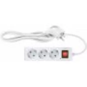 Удлинитель DUWI 32058 6 Supraline (3гн. 3м) белый