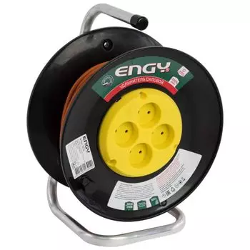 Удлинитель Engy Гранд 50м/4роз. с заземлением (ПВС 3х0,75) 186723