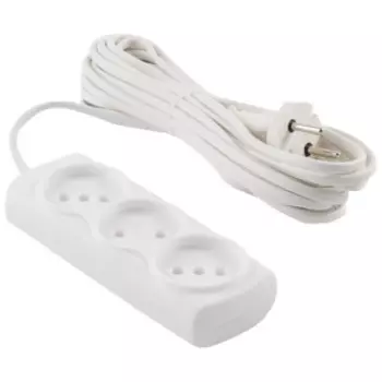 Удлинитель Engy Эконом 1,7м/3роз. белый (ШВВП2х0,75) (186711)