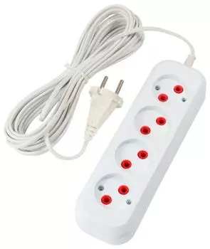 Удлинитель Engy Эконом (5м., 4 роз.)