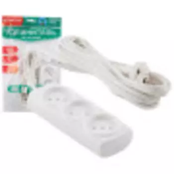 Удлинитель Engy Эконом 7м/3роз. (ШВВП 2х0,75) (186717)