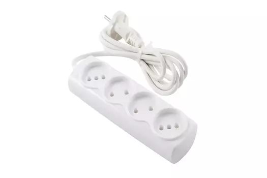 Удлинитель Engy Премиум 1,7м/4роз. белый (ПВС2х0,75) (186698)