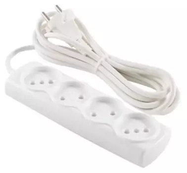 Удлинитель Engy Премиум 3м/4роз. (ПВС 2х0,75) (186700)