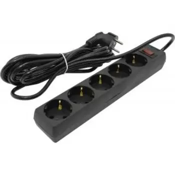 Сетевой фильтр EXEGATE SP-5-5B (5 роз/5М/евровилка) черный