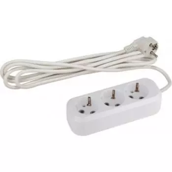 Удлинитель ЭРА UX-3e-1.5m белый