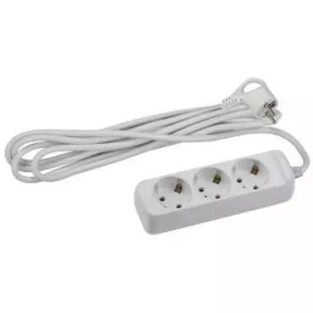 Удлинитель Эра UX-3e-3m белый