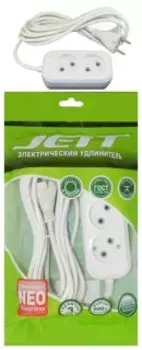 Удлинитель Jett РС-2 2роз. 5м (155-105)