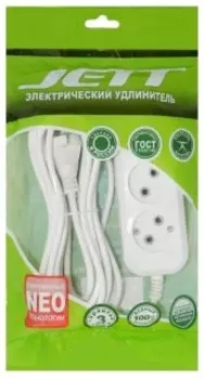 Удлинитель Jett РС-2 2роз. 7м (155-107)