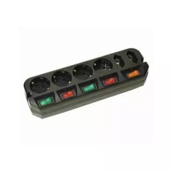 Удлинитель MOST A16 1.6м (6 розеток) черный