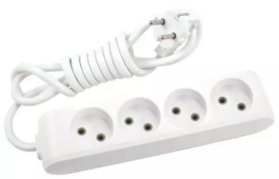 Удлинитель Panasonic X-tendia (2м 4 розетки) белый (WLTB02422WH-RU)