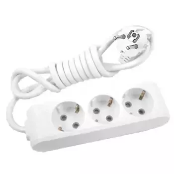 Удлинитель Panasonic X-TENDIA (5м 3розетки) белый (WLTB04352WH)