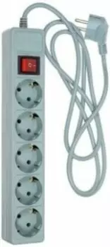 Сетевой фильтр PC PET AP01006-5-G 5м серый