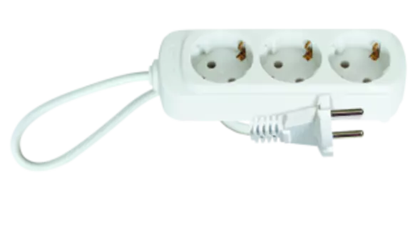 Удлинитель Спутник УК-203 белый (5м 3гн.)