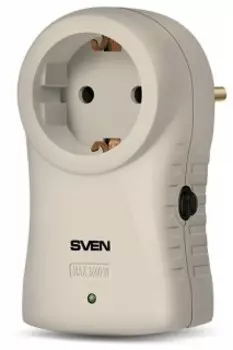 Удлинитель Sven SF-S1 (1 розетка) серый