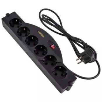 Сетевой фильтр Vektor SOFT 6роз. с/з, 5м