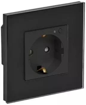 Умная розетка IEK iTEQ SMART Wi-Fi черный (IT-R16SFWBG-K02)