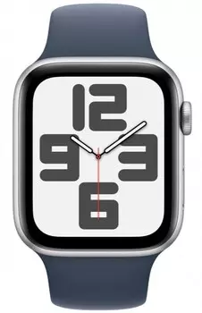 Умные часы Apple Watch SE 2023 44mm серебристый/синий (MREE3QH/A)