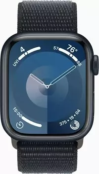 Умные часы Apple Watch Series 9 (A2978) 41мм темная ночь (MR8Y3LL/A)