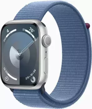 Умные часы Apple Watch Series 9 (A2980) 45мм серебристый (MR9F3ZP/A)