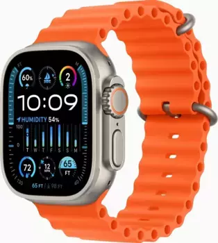 Умные часы Apple Watch Ultra 2 (A2987) 49мм титан/оранжевый (MREH3LW/A)