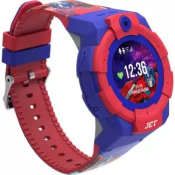 Умные часы Jet Kid Optimus Prime синий/красный