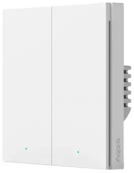 Умный выключатель Aqara H1 EU 2-хкл. с нейтралью белый (WS-EUK04)