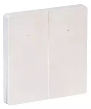 Умный выключатель IEK iTeq Smart 2 клав. белый (IT-SM2NWBI-K01)