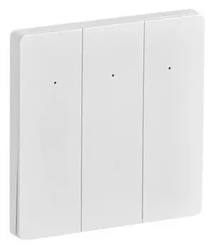 Умный выключатель IEK iTeq Smart 3 клав. белый (IT-SM3NWBI-K01)