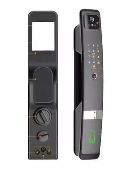 Умный замок roome Tuya 3D face intercom Lock 3D face-1 Black