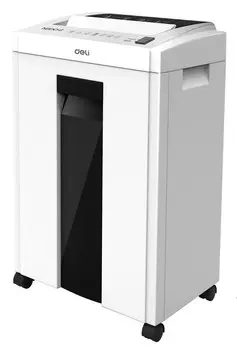 Уничтожитель документов (шредер) Deli ET051 белый (секр.P-4)