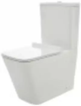 Унитаз Aquame AQM1003 напольный Rimless с сиденьем SoftClose, горизонтальный выпуск. 680x360x405мм (без бачка)