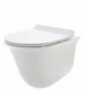 Унитаз Aquame AQM2005 подвесной с сиденьем SoftClose, технология смыва Rimless, 485x360x360мм